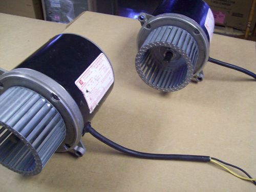 Used beckett/emerson motor 21174 with 4-1/4&#034;x2-1/2&#034; blower fan for sale