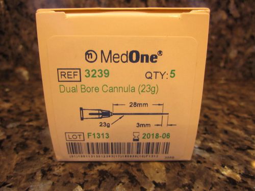MEDOne  Dual Bone Cannula  23g  5 pack     Sterile New  2018    Special   $18