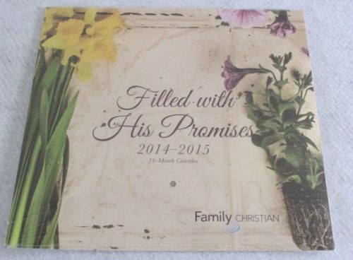 2015 Calendar ~ Filled with God&#039;s Promises ~ New in wrapper ~ Smoke-free
