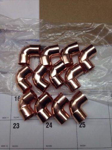 3/4 copper fittings (12) Elbows.short Radius
