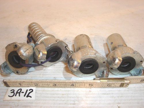 4 glad hand air couplers new, 2 crimp, 1 pipe thrd, 1 hose bib for sale