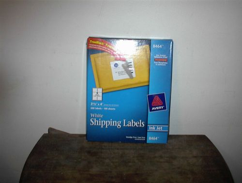 Avery Shipping Labels with TrueBlock Technology, 3-1/3 x 4, 600/Box (AVE8464)