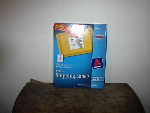 Avery Shipping Labels with TrueBlock Technology, 3-1/3 x 4, 600/Box (AVE8464)