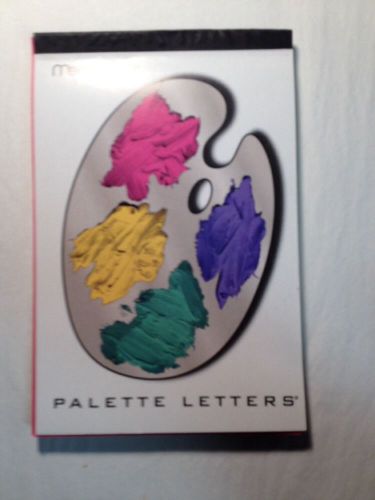 Mead palet letters notebook pad  - P7752