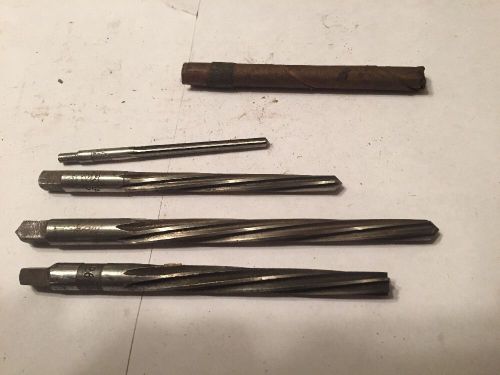Reamers #2, #5, And Two #6s  High Speed USA See Pictures Machinist&#039;s Lot