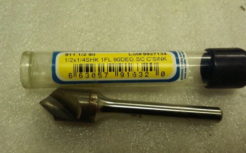 1/2&#034; Diameter 90° Degree 1 Flute Solid Carbide Countersink Ultra-Tool USA