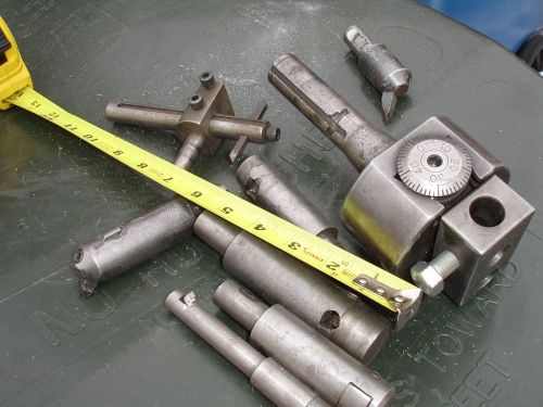 R8 UNIVERSAL BORING HEAD with Carbide Tipped Boring Bars