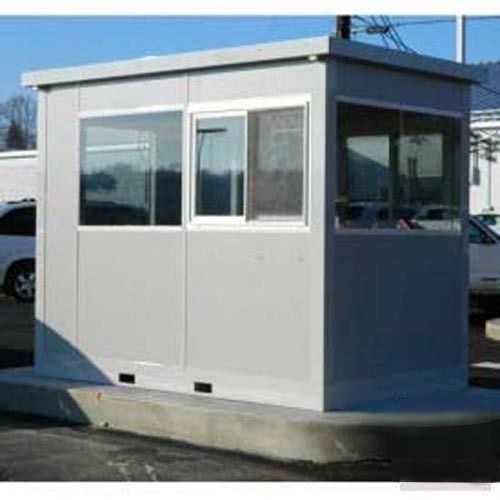 Security Builidng - Sliding Door - 4&#039; W X 6&#039; D - Pre-Assembled - Intregral Roof