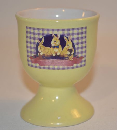 Laura Secord Egg Cup Holder Bunny Yellow