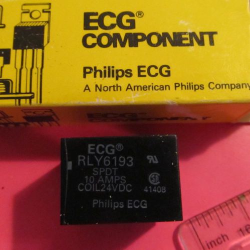 Philips ECG,RLY6193,SPDT,10 Amps 24VDC Coil,(1755WY),41408,5 Pin,1 Pc