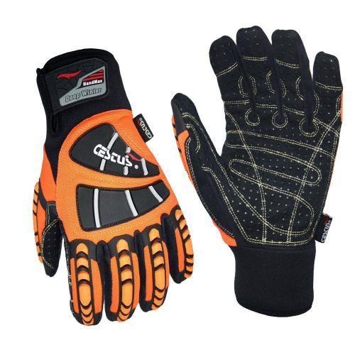 2 Pairs Cestus Pro Series HandMax Deep Impact Cut Resistant Work Gloves 2XL