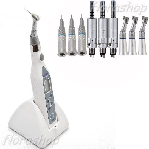 Dental cordless endo motor endodontic mini &amp; low speed handpiece contra angle mo for sale