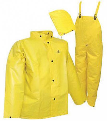 Tingley 3x-large yellow durascrim 10.5 mil pvc and polyester 3 piece rain suit for sale