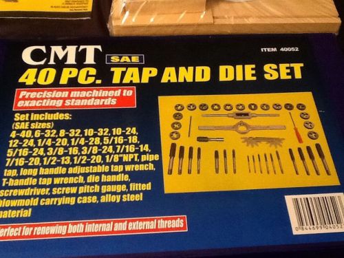 CMT METRIC SAE 40 PIECE TAP AND DIE SET