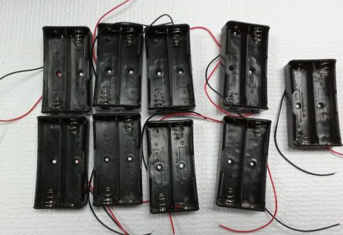 9pcs Battery Storage Case Box Holder for 2x18650 Series Lithium Battery NEW-US