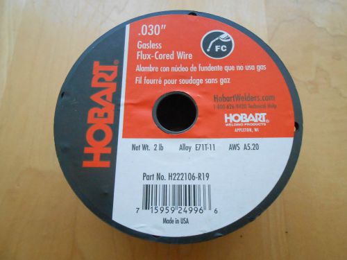 HOBART WELDING WIRE .030 GASKESS FLUX-CORED WIRE USA MADE WT 2LB