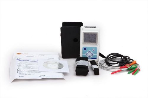 100% cardio scape 3-channel color lcd holter monitor 24 hours in stock scape for sale