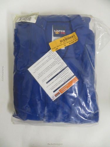 Lapco cvfrd7ro-lar rg lightweight flame resistant deluxe coverall - blue - large for sale