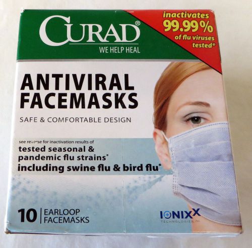 Antiviral Medical Face Mask Pleated Box of 10