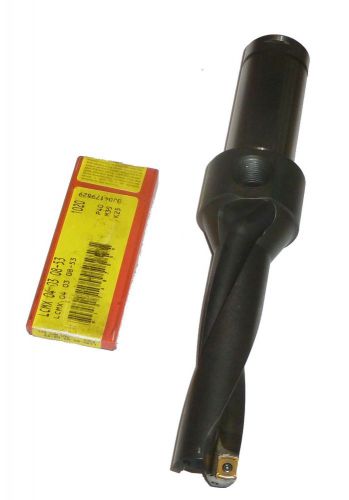 1.000&#034; sandvik indexable insert coolant drill w/ inserts ra416.2-1000p31-41 for sale