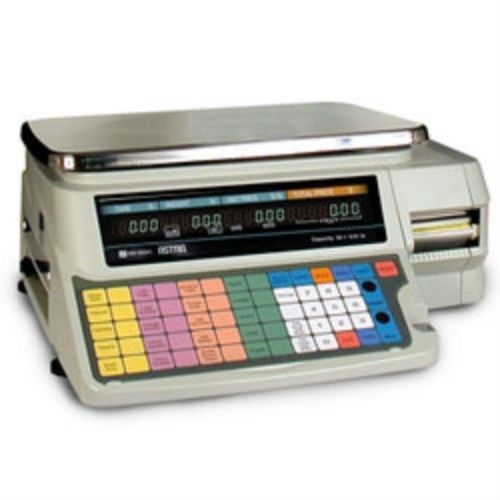 30 lb x 0.01 lb ishida astra ntep counter top market scale, built in printer new for sale