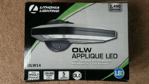 LITHONIA OLW14 M2 Wall Pack,LED,Photocell,Bronze NEW IN BOX