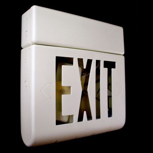 Hubbell lighting dual led exit sign emergency battery backup model puprwl9 for sale