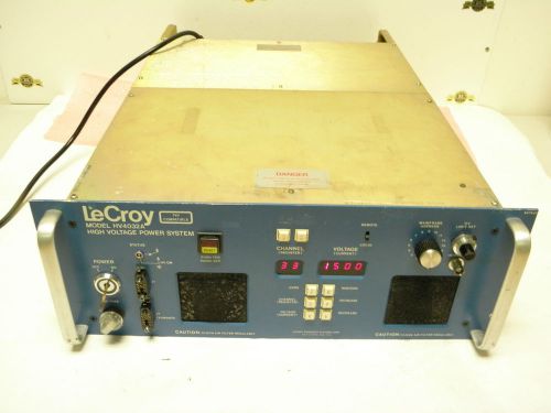 LeCroy model HV4032A High Voltage Power Supply  7KV with 8 plugins Power Supply