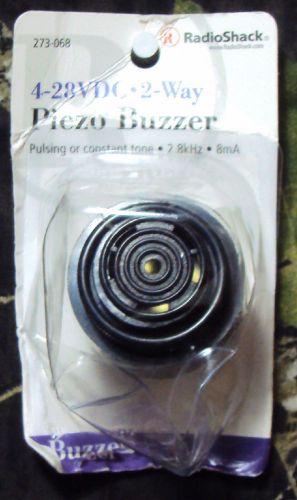 4-28VDC/2-Way Piezo Buzzer    *NIP*  273-0068