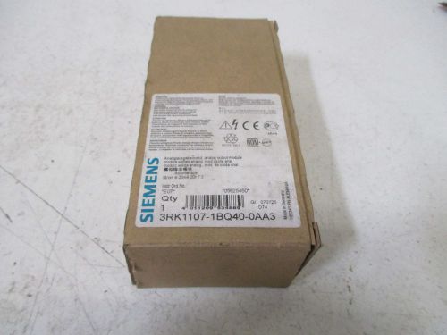 SIEMENS 3RK1107-1BQ40-0AA3 ANALOG OUTPUT MODULE *NEW IN  A BOX*