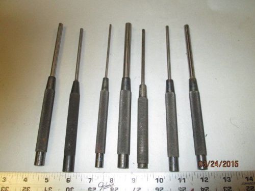 MACHINIST LATHE MILL Lot of Long Pin Punch Punch es