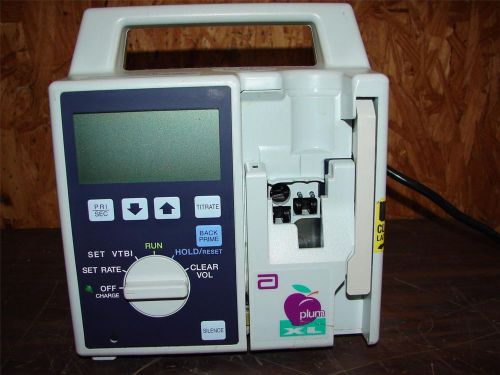 Abbott hospira plum xl micro macro iv infusion pump feeding dosing for sale