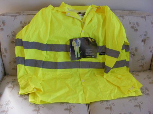 M-Safe High Visibility Jacket 75-1351 2X Class 3 III Compliant NWT
