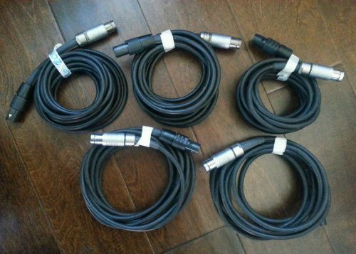 Lot of 5 &#034;broken for parts only&#034; stryker core tps handpiece powered cord 5100-4 for sale