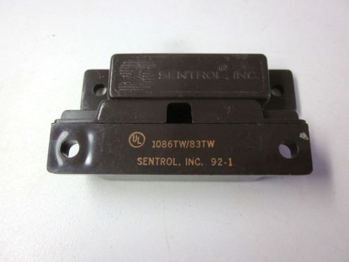 Sentrol Brown Security Alarm Pull Apart Magnet Magnetic Sensor 1086TW/83TW