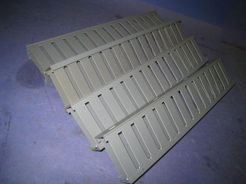 4 panduit cable manager wire management  1&#034; x 3&#034; x 15&#034; duct raceway tray 21d2 for sale