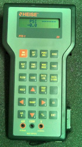 Heise pte-1 pressure calibrator with interchangeable pressure modules. for sale