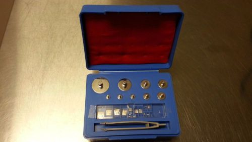 Fisher troemner calibration weight set for sale