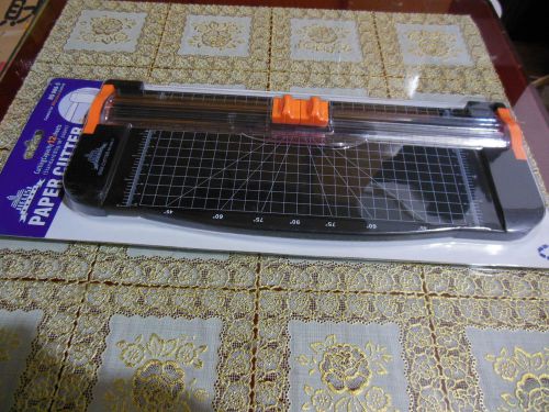 A4 Paper Cutter Ruler Trimmer Portable Easy Light Weight Safe Black