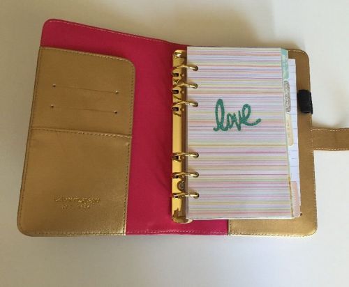 Personal Planner Size Dashboard Stripes Pink Glitter Love Webster Pages Filofax?