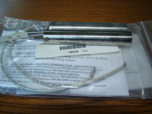 Cartridge heater/thermostat-vulcan calstat 1a1b9,-100f to 600f,10/5amp, 120/240v for sale