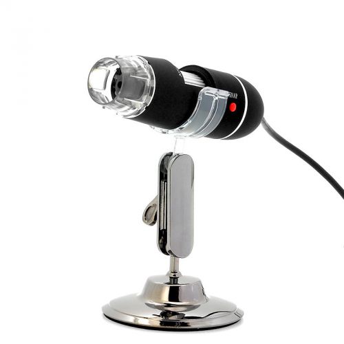 USB Digital Microscope - 400x Zoom, 8 Super - Bright LEDs, Video Picture Capture