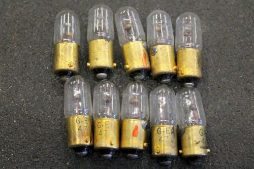 GE #47 miniature lamps no 47 lot of 10pc