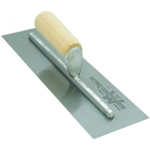 The Premier Line 14&#034; By 3&#034; Finishing Trowel With Straight Wood Handle MX57
