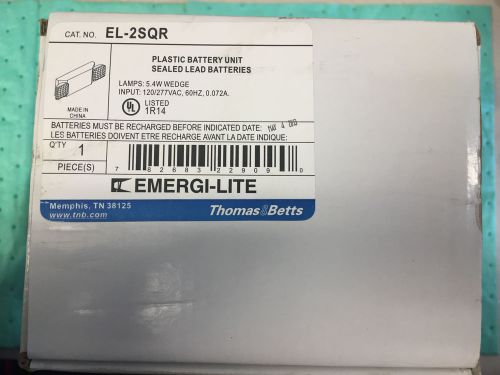 5 Thomas and Betts Emergi-Lite 120/277VAC Battery Backup Emergency Light EL-2SQR