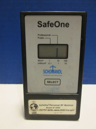 Schomandl 86817.003- Safe One SI-1000 Personal RF Monitor