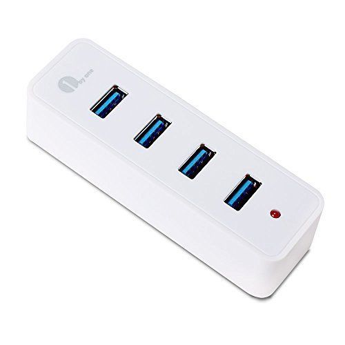 1byone® USB 3.0 4-Port Compact SuperSpeed Hub with USB 3.0 Cable