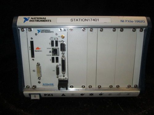 National instruments ni pxie-1062q w/ni pxie-8105 xp pro coa for sale