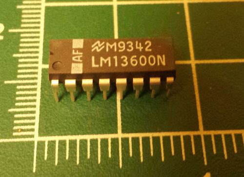 4x LM13600N Dual Transconductance amplifier op amp LM13600