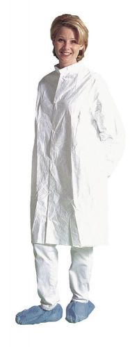 30 DUPONT FROCKS ISOCLEAN TYVEK WHITE SIZE LG LARGE IC264SWHLG00300B CLEAN COAT